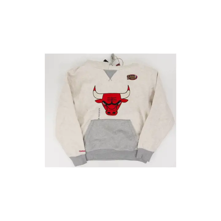SWEAT À CAPUCHE CRÈME CHICAGO BULLS NBA JOUR ET NUIT