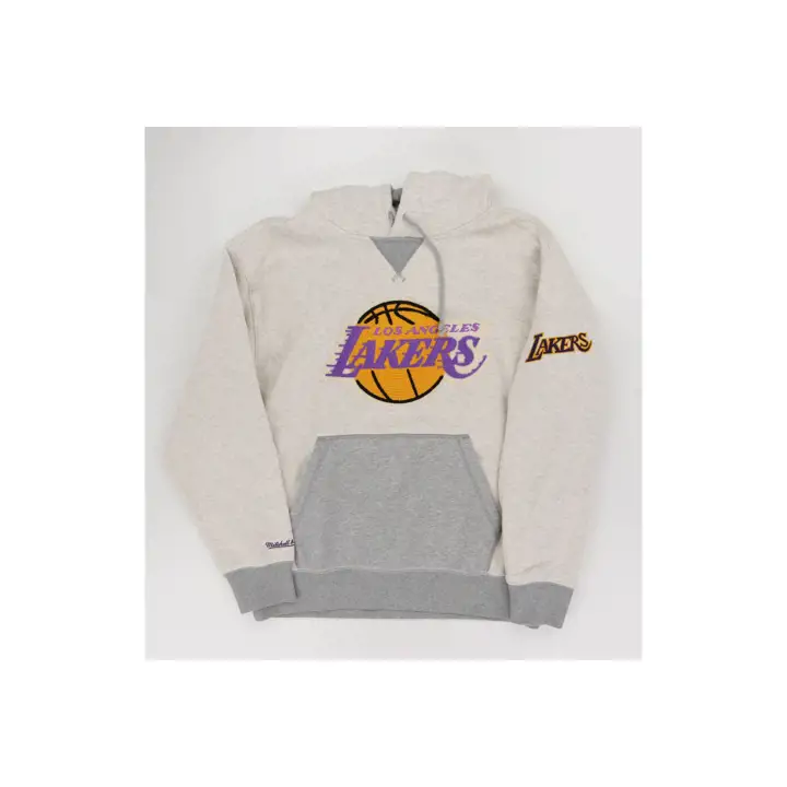 SWEAT À CAPUCHE CRÈME LOS ANGELES LAKERS NBA JOUR ET NUIT