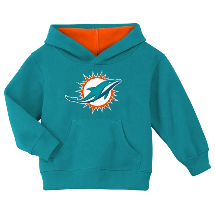 Miami Dolphins NFL Sweat à capuche enfant avec logo principal AQ
