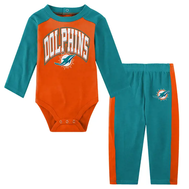 Ensemble 2 pièces Nouveau-né Recrue de l'année NFL Miami Dolphins AQ