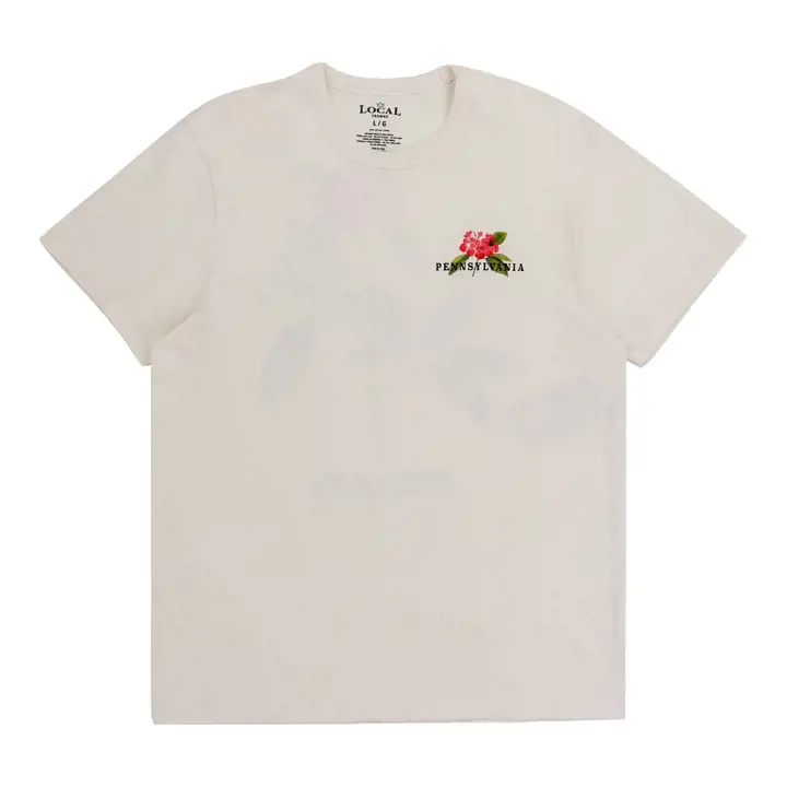 Fleur emblème de la PENNSYLVANIE : CRÈME