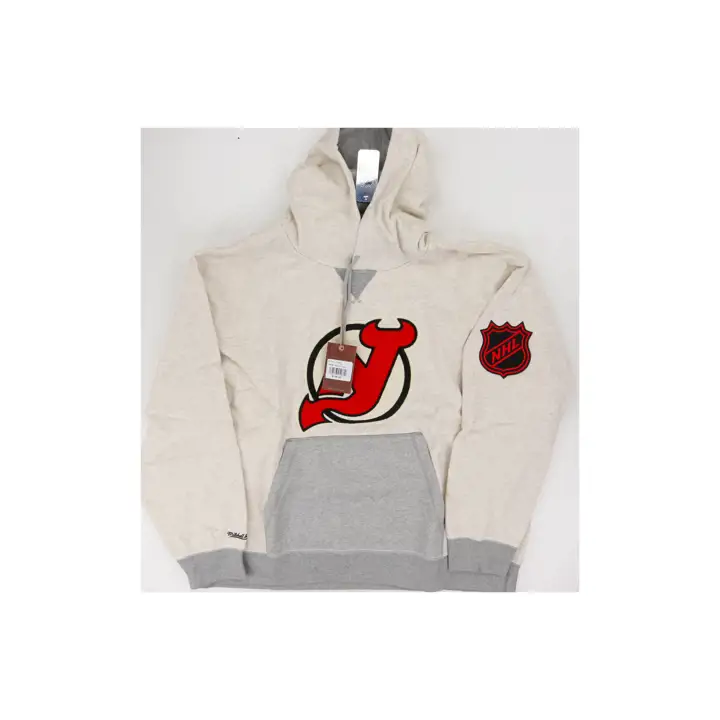 NEW JERSEY DEVILS NHL M&N Sweat à Capuche Point de Chaînette Jour & Nuit AVOINE