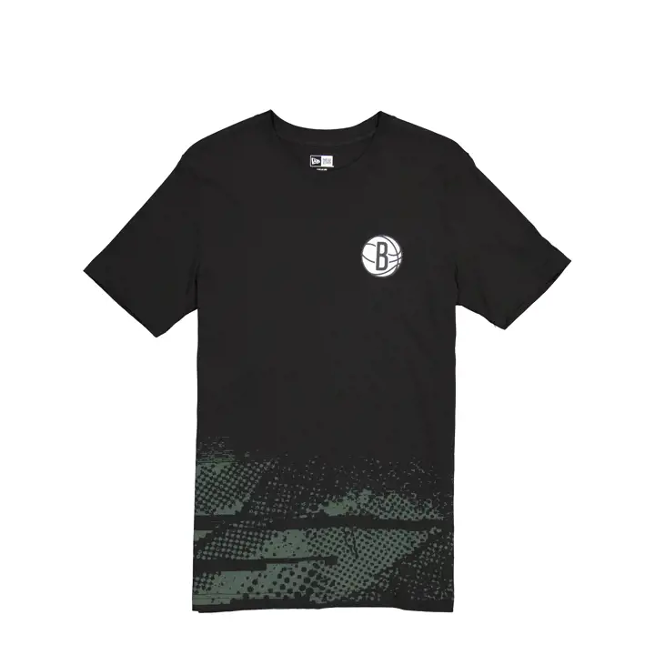 T-SHIRT BROOKLYN NETS NBA SAISON 2024 NOIR