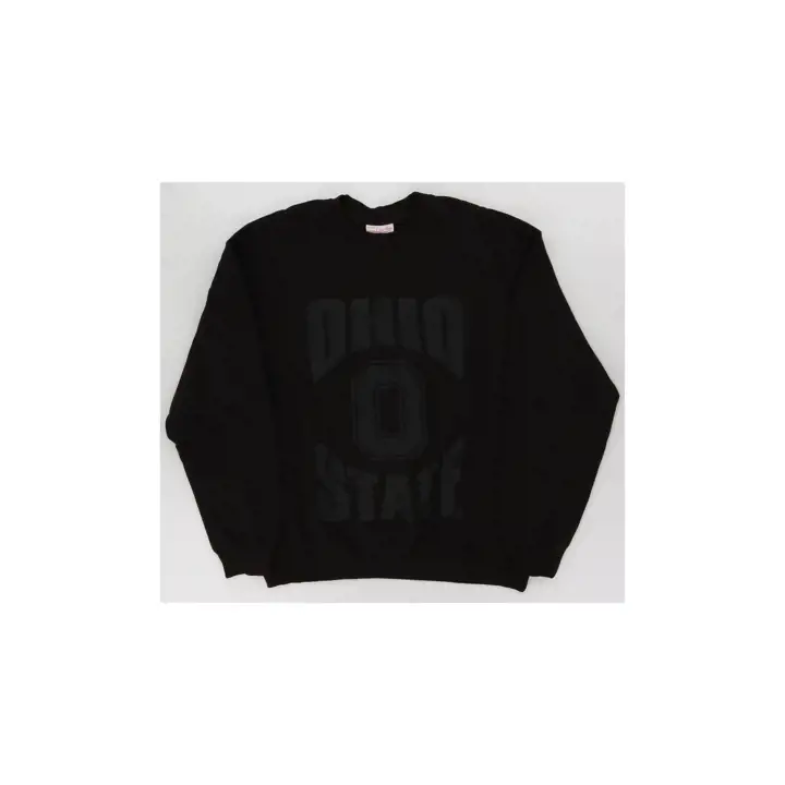 Ohio State Buckeyes NCAA M&N All Day Tonal Puff Print Crew B
