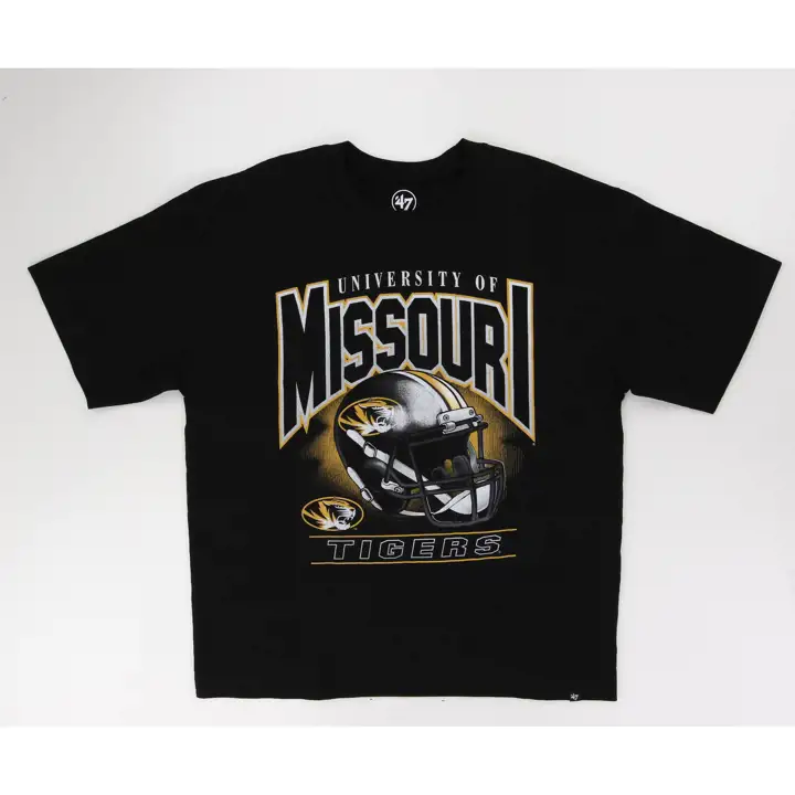 T-shirt MISSOURI TIGERS MLB 47 Chrome Dome Foundation BLK