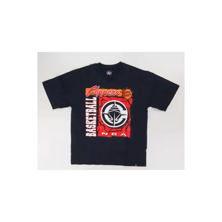 T-shirt Los Angeles Clippers NBA Side Step Foundation bleu marine
