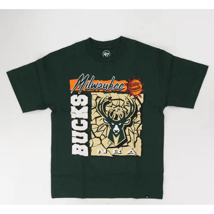 T-shirt Milwaukee Bucks NBA Side Step Foundation VERT