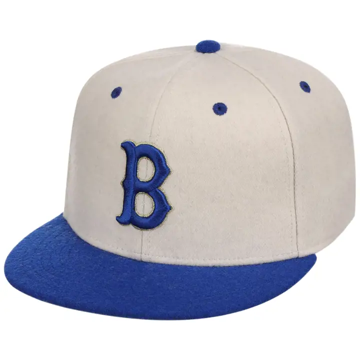 Brooklyn Royal Giants EFF NLB Ballpark Ajustée Ivoire/Bleu Royal