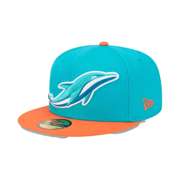 Miami Dolphins NFL Logo Elements 5.0 59FIFTY AQ/ORG