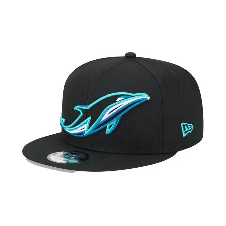 Miami Dolphins Éléments du logo NFL 5.0 9FIFTY BLK