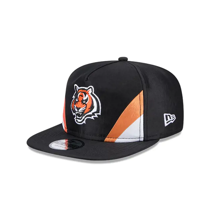 Casquette de golf en nylon NFL des Cincinnati Bengals noire