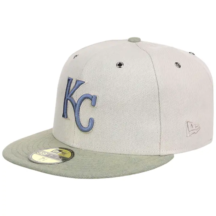 KANSAS CITY ROYALS DENIM 2-TONE 59FIFTY LBL/BLUE