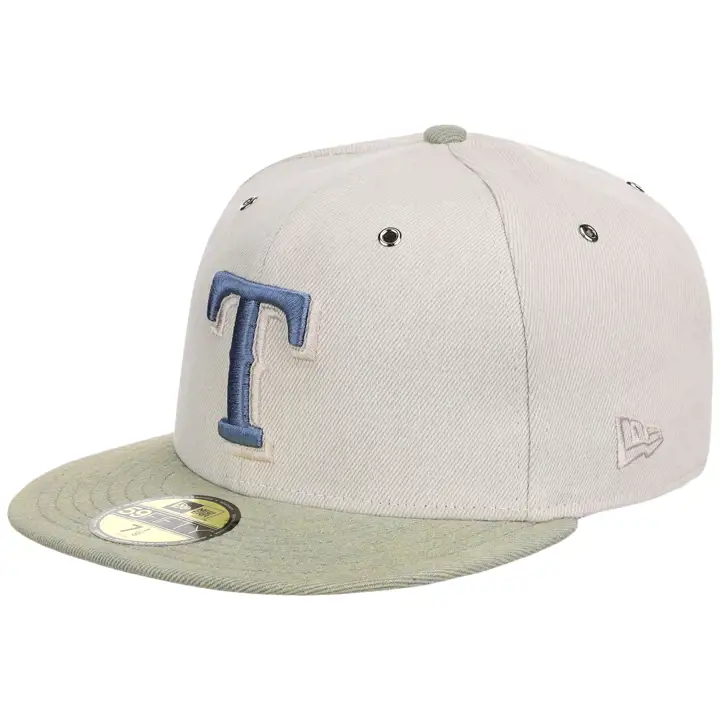 CASQUETTE 59FIFTY EN JEAN BICOLORE TEXAS RANGERS BLEU CLAIR/BLEU