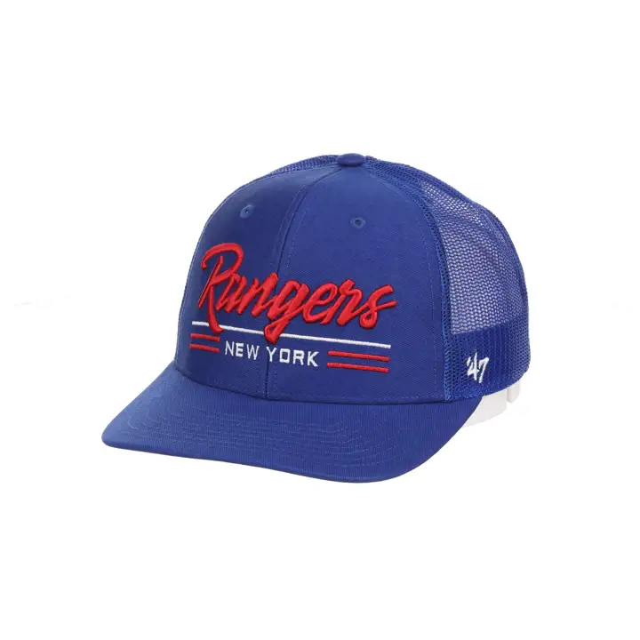 New York Rangers NHL GARNER 47 TRUCKER Script rbl