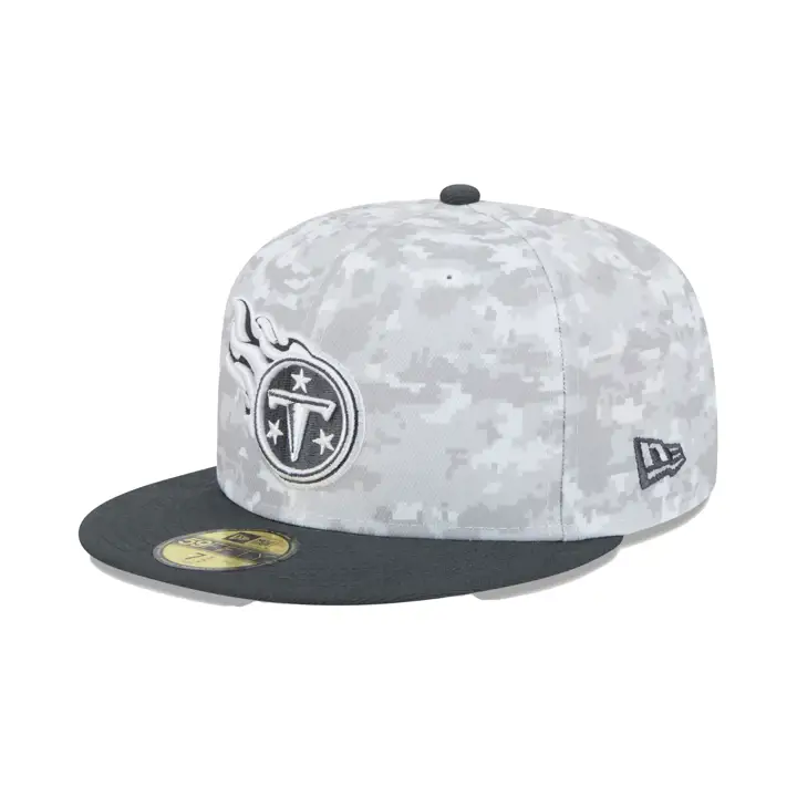 Tennessee Titans 24 NFL Salute to Service 59FIFTY CAMO/NOIR