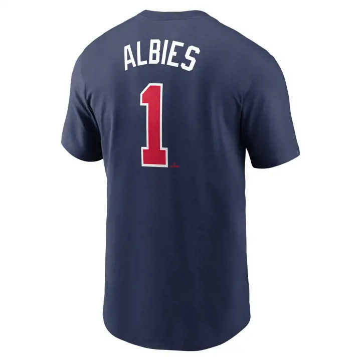 T-shirt de joueur MLB Nike Fuse N&N des Atlanta Braves - Ozzie Albies