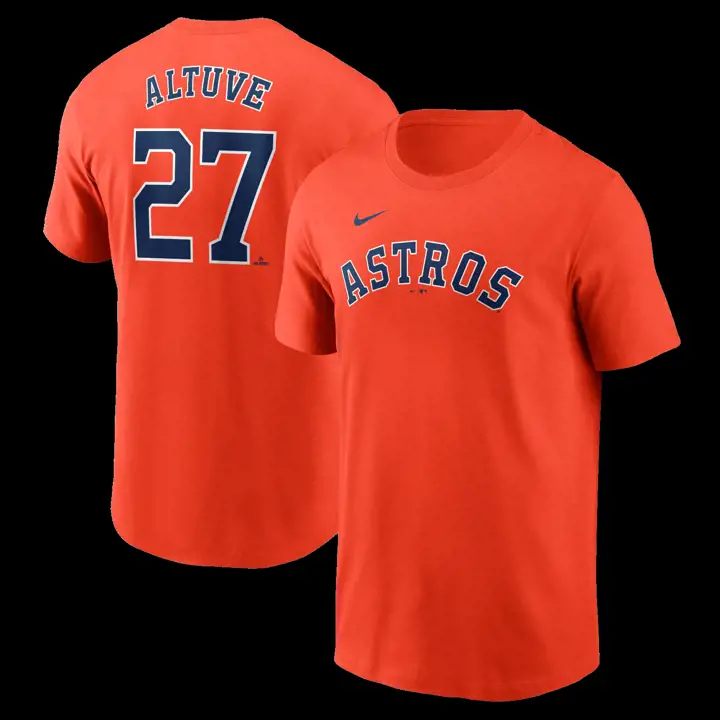T-shirt joueur Houston Astros MLB Nike Fuse N&N Jose Altuve