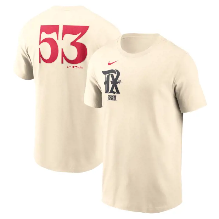 T-Shirt Joueur Rangers MLB City Connect Fuse N&N Adolis Garc