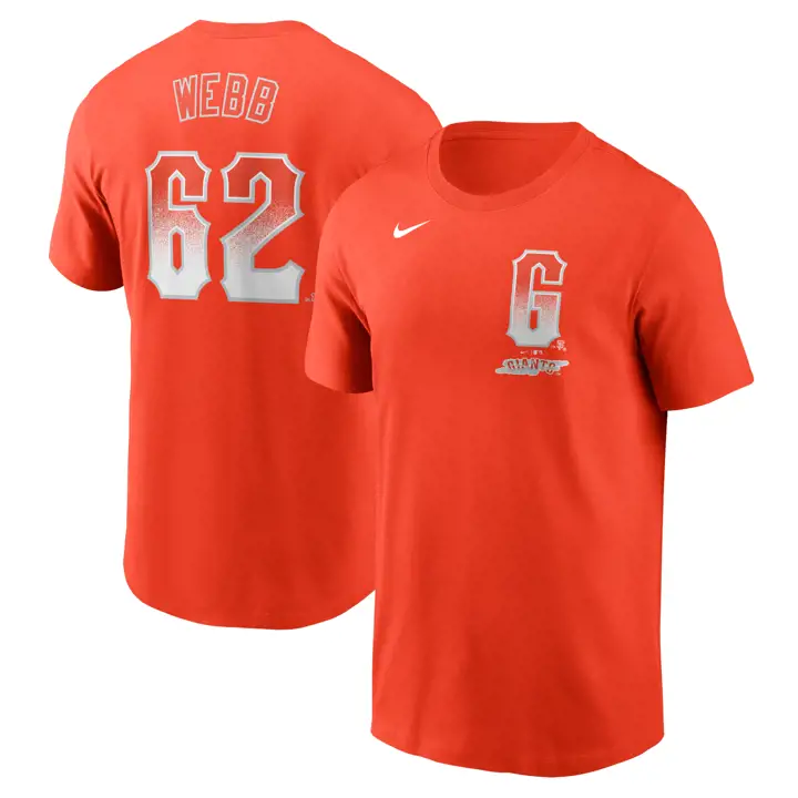 T-Shirt Joueur Giants MLB City Connect Fuse N&N Webb ORG