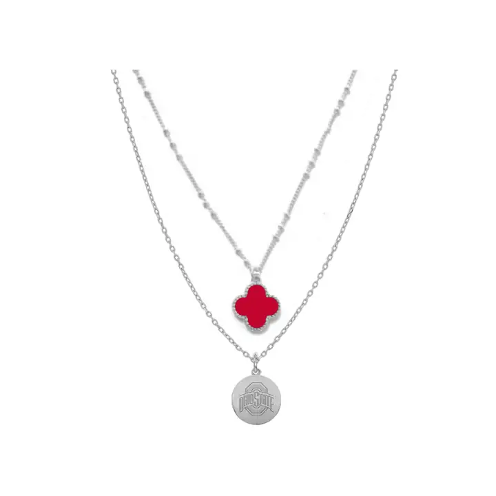 Collier trèfle Buckeyes de l'Ohio State