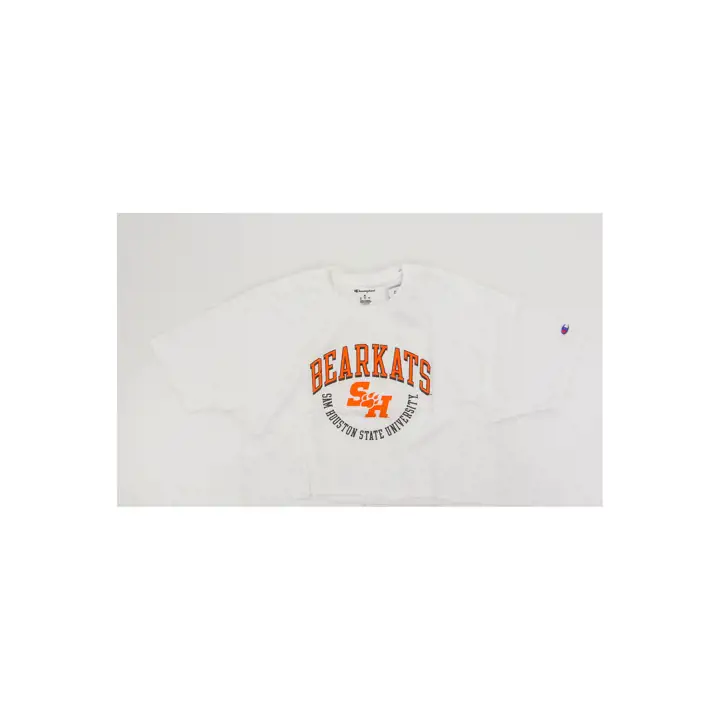 T-shirt court femme NCAA Sam Houston State Bearkats BLANC