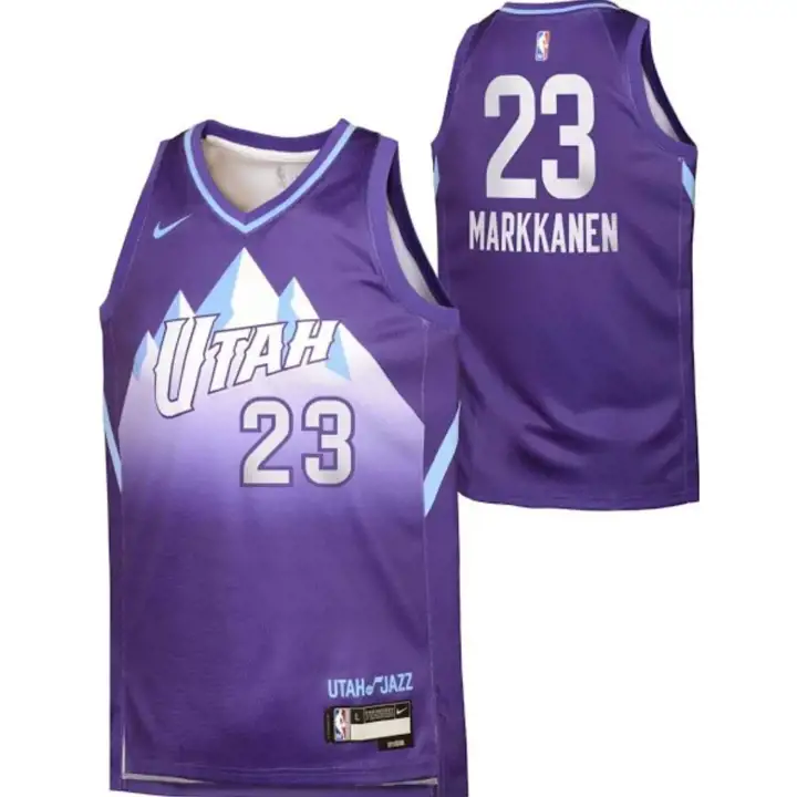 Maillot Swingman Nike NBA Youth City Edition Utah Jazz 24 Lauri Ma
