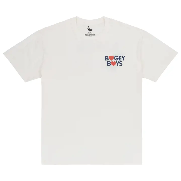 Bogey Boys Bogey Boys x EFF T-shirt en coton blc/marine/rouge