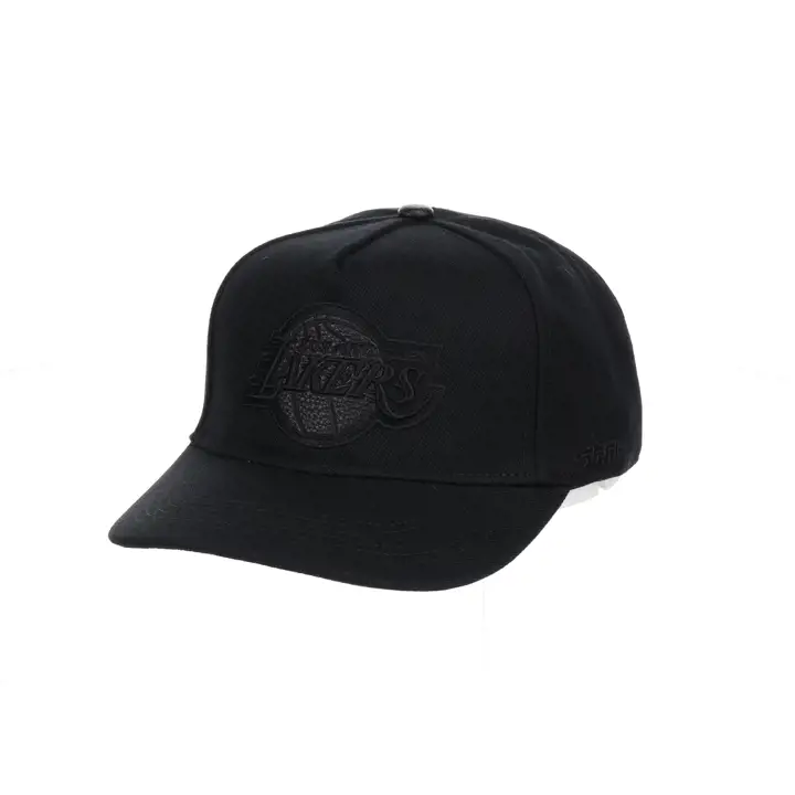 Casquette NBA Los Angeles Lakers PS Triple Black Snapback Noir/Noir/Noir