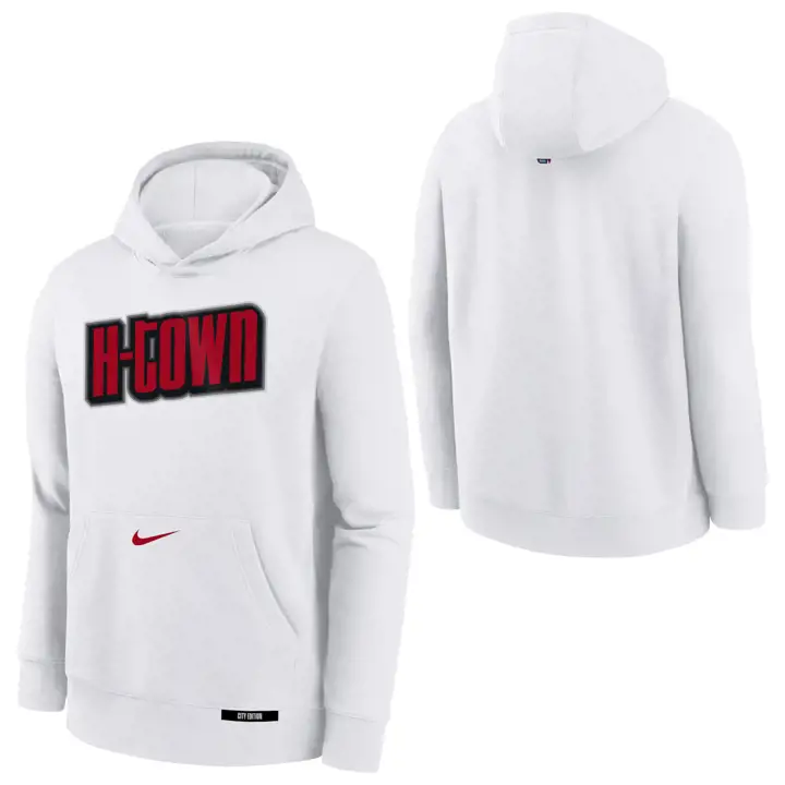 HOUSTON ROCKETS NBA Sweat à capuche en molleton Club Edition Ville Jeune 24