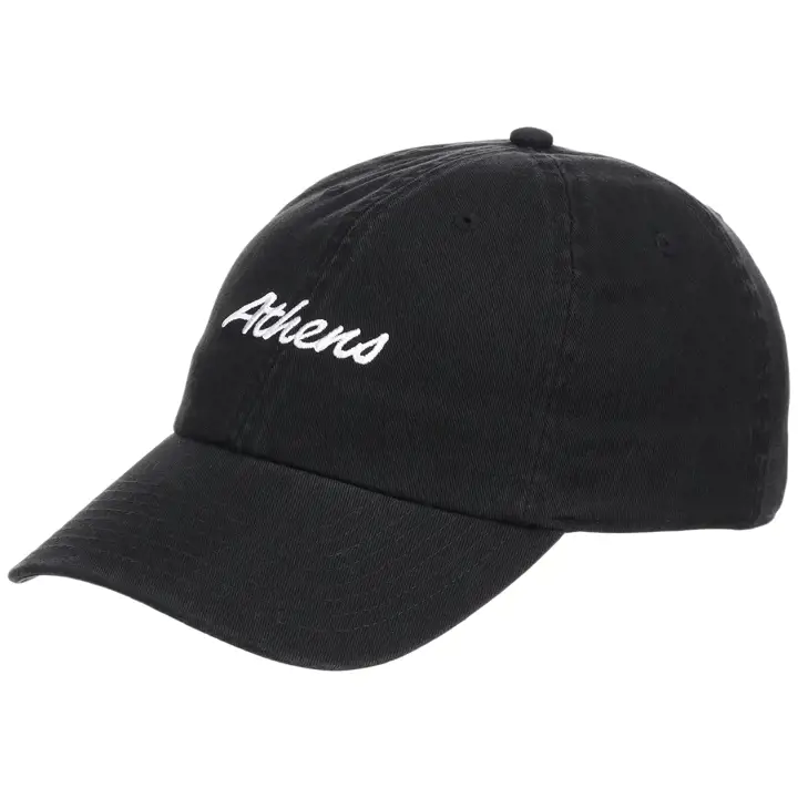 Casquette Papa Athens Script Noir/Blanc