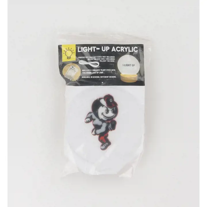 Ohio State Buckeyes Mascotte Acrylique Lumineux Ast