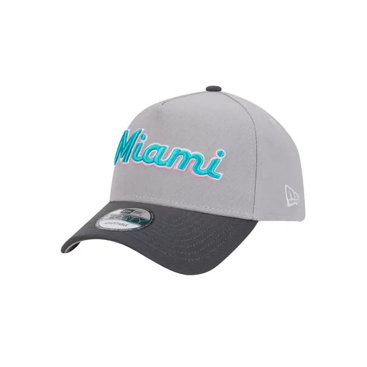 Miami Marlins MLB SOUTH BEACH A-FRAME 9FORTY Gry/ dkgraph/ g