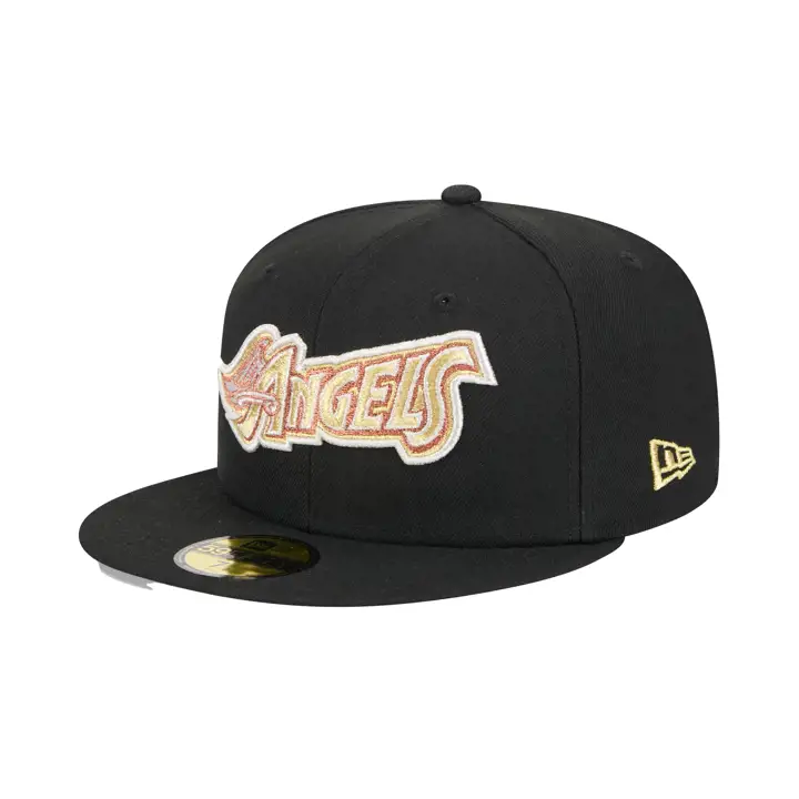 CASQUETTE 59FIFTY MLB MEDALS DES ANAHEIM ANGELS NOIRE 40E ANNIV.