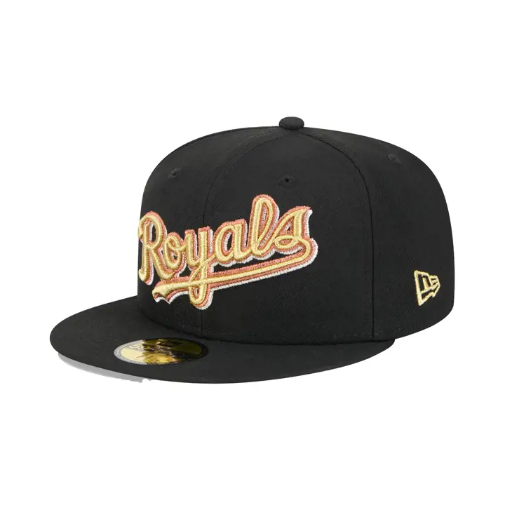 CASQUETTE 59FIFTY MLB KANSAS CITY ROYALS MEDALS NOIR 40E ANNIV.