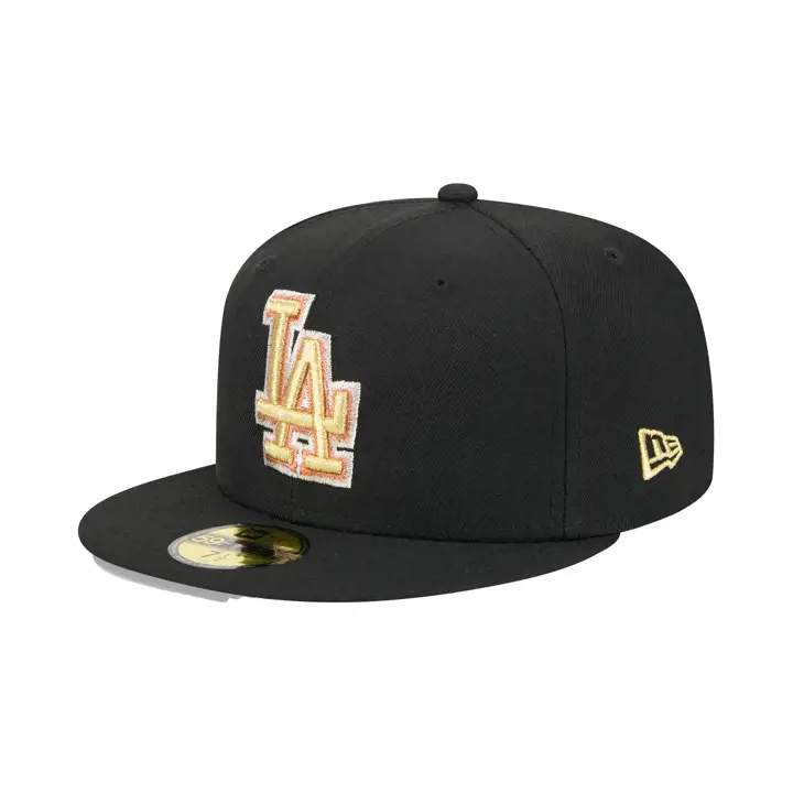 CASQUETTE 59FIFTY LOS ANGELES DODGERS MLB MÉDAILLES NOIRE 40E ANNIV.