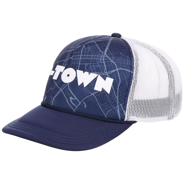 DALLAS Casquette filet bleu marine/gris