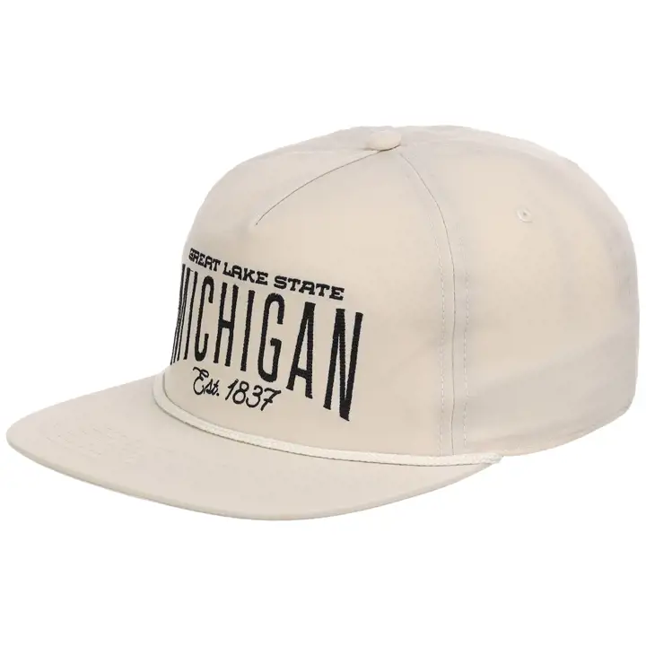 Casquette Golfer MICHIGAN Color Pack Nylon Stone/Noir