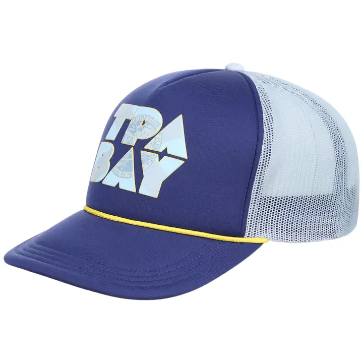 Casquette trucker en mousse locale Tampa Bay Bleu/JNE