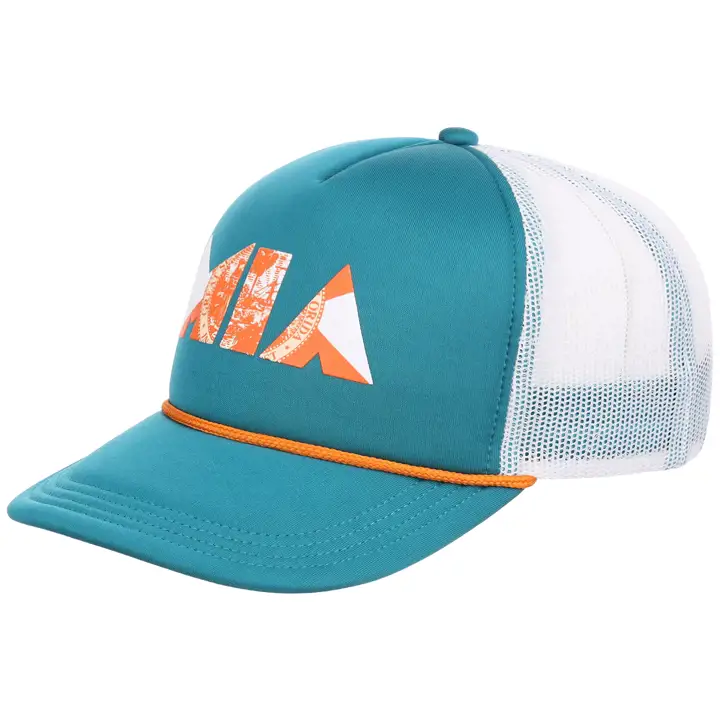 Casquette filet style camionneur MIAMI Local Mousse TURQ/ORG