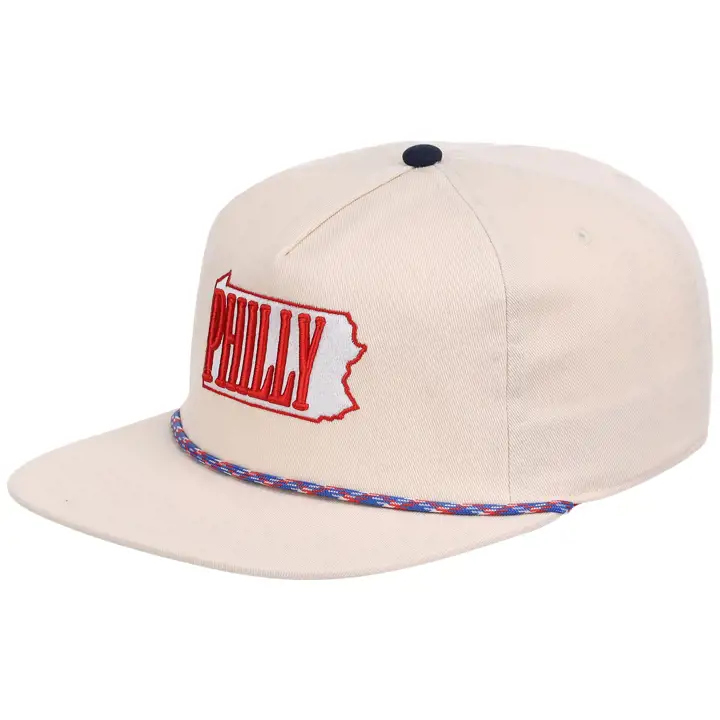 Philadelphia Cordon Tricolore Golfeur Ivoire/Rouge
