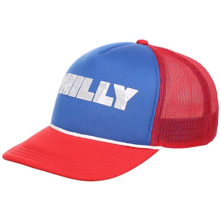 Casquette trucker en mousse de Philadelphie bleu/rouge