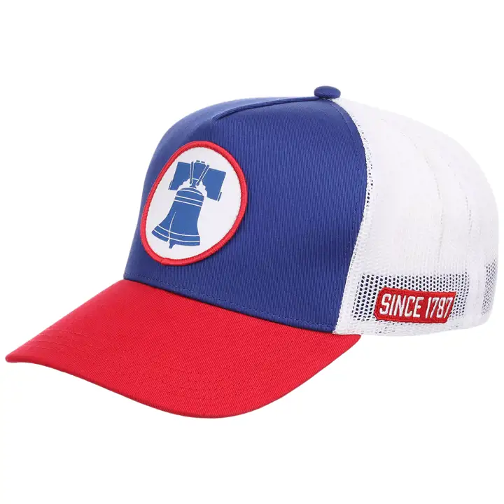 Casquette de Routier A-Frame PENNSYLVANIA en Bleu/ROUGE