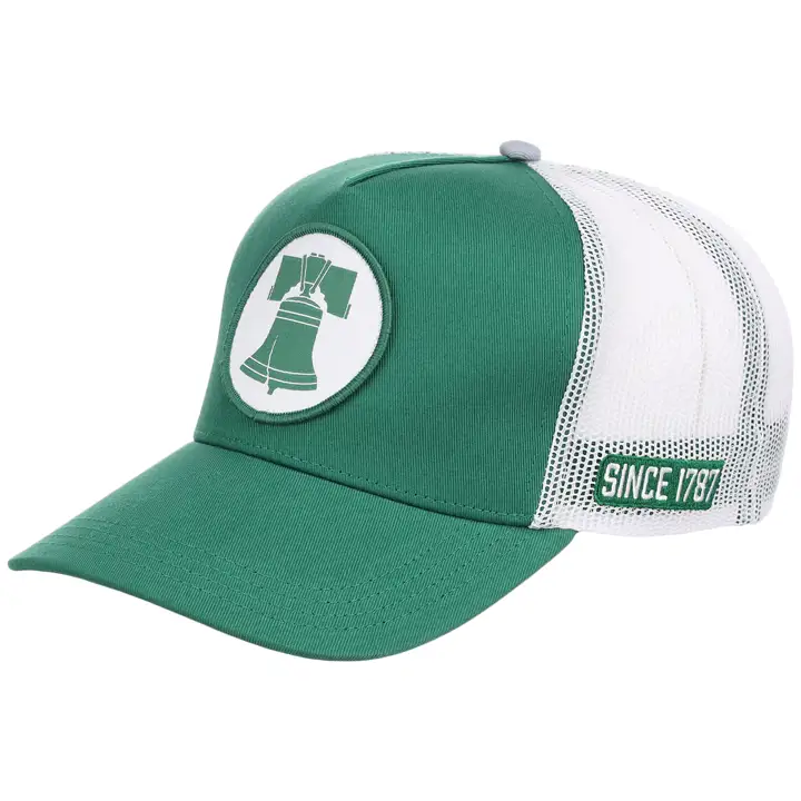 Casquette de camionneur PENNSYLVANIA Local Patch A-Frame VERT/BLANC