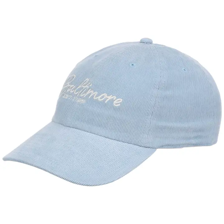 Casquette papa en velours côtelé MARYLAND Color Pack LBL/WHT