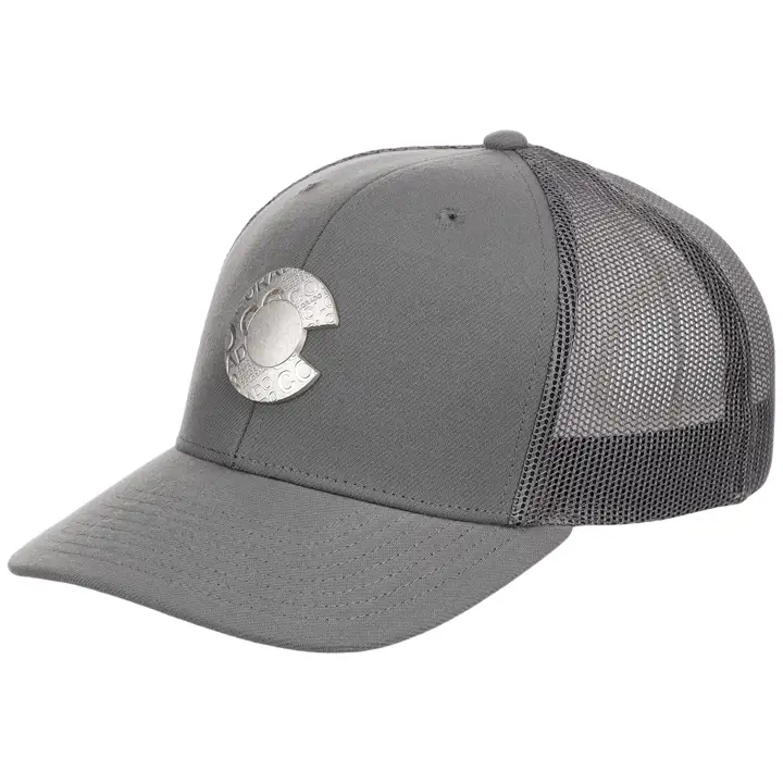 Casquette Trucker 6 panneaux Colorado Metal GRI/ARG