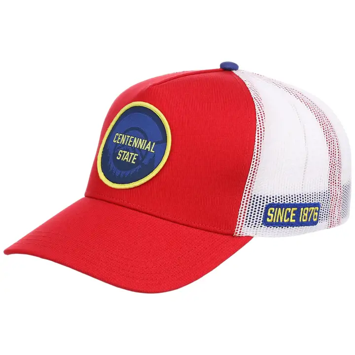 Casquette de camionneur Colorado Local Patch A-Frame Rouge/BLEU