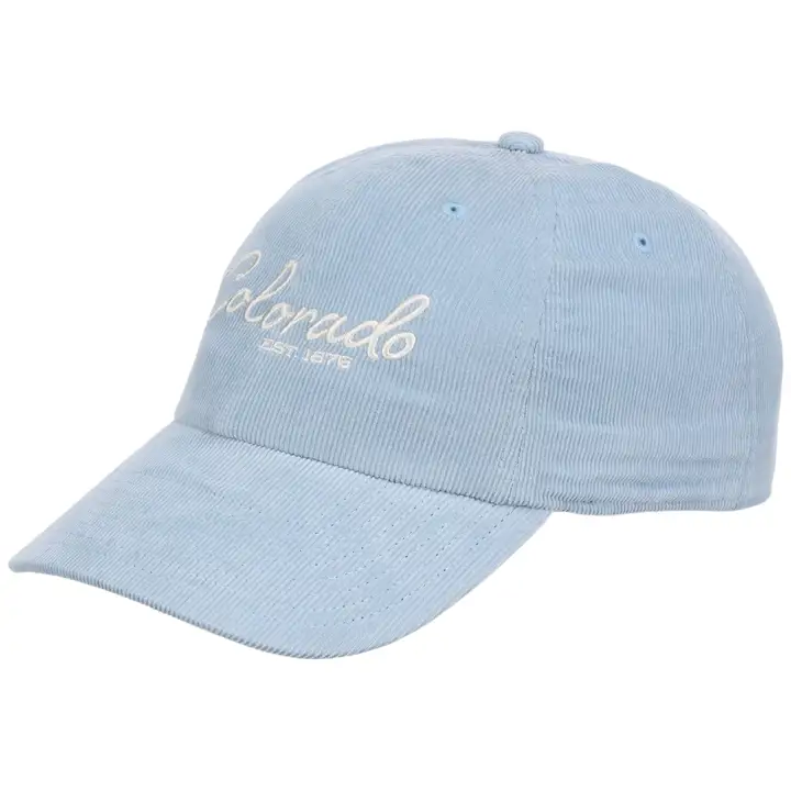 Casquette papa en velours côtelé Colorado Color Pack LBL/WHT