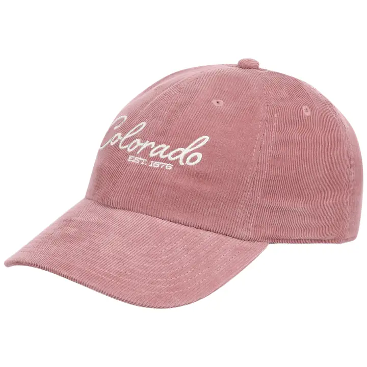 Casquette Colorado Color Pack Cord Dad Rose/Blanc