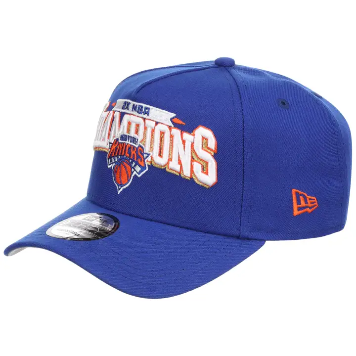 New York Knicks NBA Champ Pack 9FORTY A-Frame Bleu/ bleu/ gr