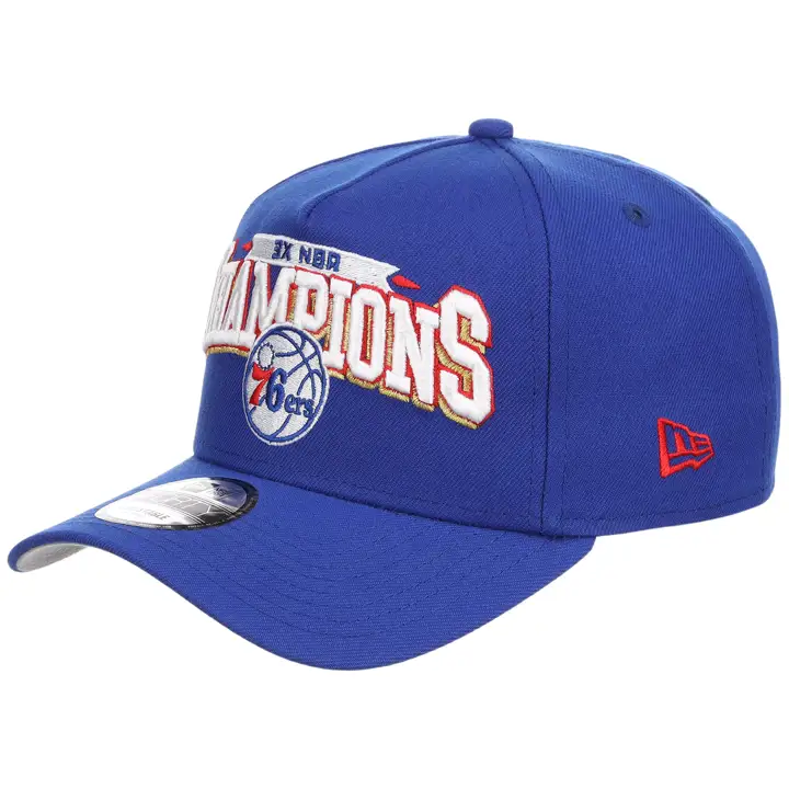 Philadelphia 76ers NBA Champ Pack 9FORTY A-Frame Bleu/ bleu/
